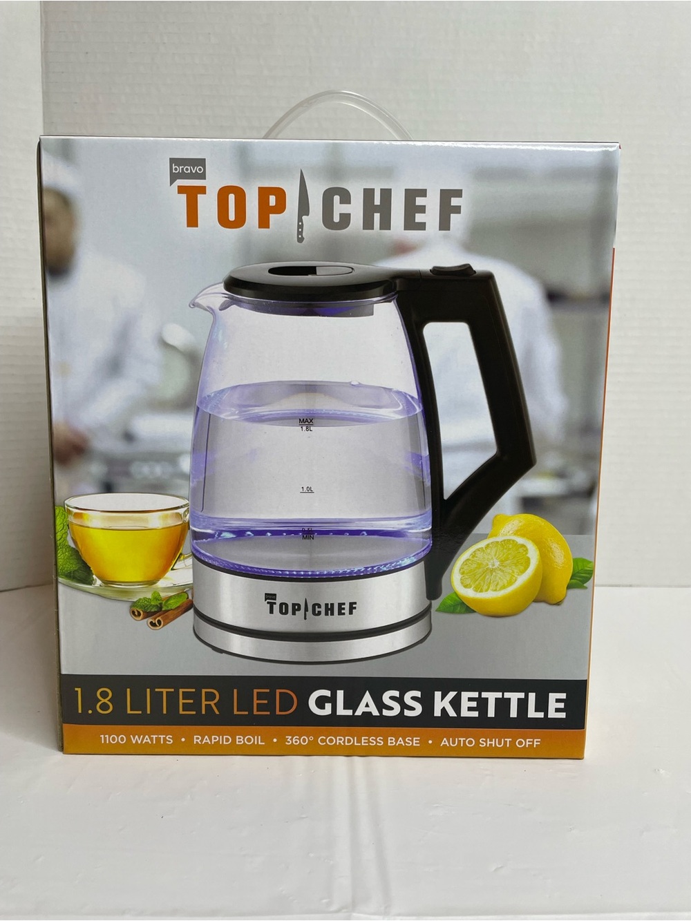 Top Chef 1.8L LED Glass Kettle
